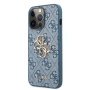 Guess 4G Metal Logo tok - iPhone 13 Pro Max - kék