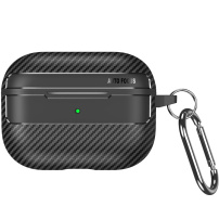 Karbonszálas mintázatú tok AirPods Pro 3-hoz - fekete