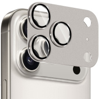 NORTHJO edzett üveg fémkerettel a kamera lencséinek védelmére iPhone 17 Pro készülékhez - szürke