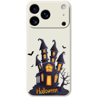 Halloween mintás védőtok iPhone 17 Pro készülékhez - bézs