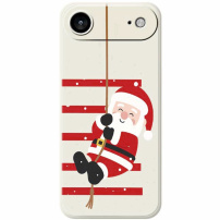 Santa Claus mintás védőtok iPhone Air készülékhez - bézs