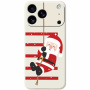 Santa Claus mintás védőtok iPhone 17 Pro készülékhez - bézs