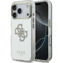 Guess Mirror 4G Glitter Logo tükrös tok MagSafe funkcióval iPhone 17 Pro készülékhez - arany