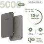 PanzerGlass empower Qi2 vezeték nélküli MagSafe power bank USB-C porttal - 5 000 mAh - szürke