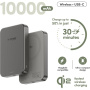 PanzerGlass empower Qi2 vezeték nélküli MagSafe powerbank USB-C porttal - 10 000 mAh - szürke