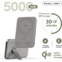 PanzerGlass empower Qi2 vezeték nélküli MagSafe powerbank állvánnyal és USB-C porttal - 5 000 mAh - szürke