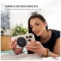 FIXED MagPad Slim Qi2 vezeték nélküli MagSafe töltő iPhone-hoz - 15W - fekete
