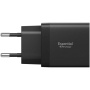 Spigen Essential töltő adapter 2x USB-C porttal - 47W - fekete