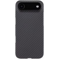 Tactical Aramid tok szénszálas mintával és MagSafe iPhone Air-hez - sötétszürke