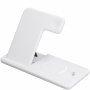 Q20 4 az 1-ben összecsukható vezeték nélküli állvány iPhone / Apple Watch / AirPods készülékekhez Lightning csatlakozóval - 15W - fehér