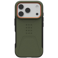 UAG Civilian strapabíró tok MagSafe-fel iPhone 17 Pro készülékhez - olívazöld