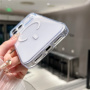 Fényes átlátszó tok MagSafe-fel iPhone 17 Pro Max-hoz - átlátszó