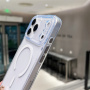 Fényes átlátszó tok MagSafe-fel iPhone 17 Pro Max-hoz - átlátszó