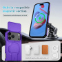 Tok lehajtható, kinyitható állvánnyal és MagSafe-el iPhone 17 Pro Maxhoz - lila