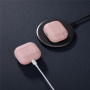 Védő bőr tok AirPods Pro 3-hoz - olíva