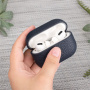 Védő bőr tok AirPods Pro 3-hoz - olíva
