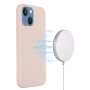 Szilikon tok MagSafe-al iPhone 14-hez - óarany