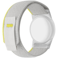 Nylon csuklópánt stílusú Trail Loop AirTag 1 / 2 tok - bézs