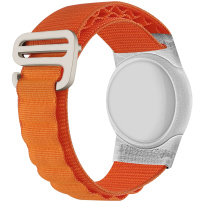 Nylon alpesi pánt stílusú AirTag 1 / 2 tok - narancssárga