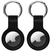 Szilikon védőtok AirTag 1 / 2 számára - 2 db - fekete