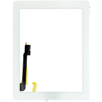 Elülső érintőkijelző (touch screen) Apple iPad 4 - fehér keret