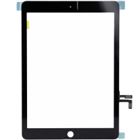 Premium elülső érintős üveg (touch screen) Apple iPad 9,7" 2017 - fekete