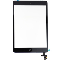 Elülső érintőkijelző (touch screen) IC csatlakozóval Apple iPad mini 2 - fekete