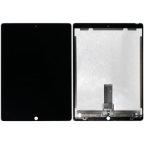 Refurbished Original - LCD panel IC konektorral Apple iPad Pro 12,9" 2017 - fekete