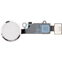 Pótalkatrész - Home Button "vissza" funkcióval Apple iPhone 7 - ezüst