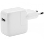 EU hállózati töltő / adapter 12W USB konektorral iPhone / iPad / iPod - fehér