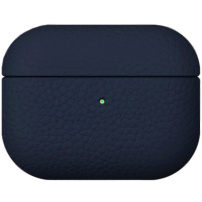 Védő bőr tok AirPods Pro 3-hoz - sötétkék