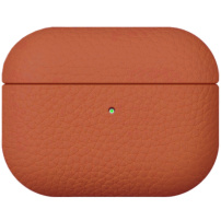 Védő bőr tok AirPods Pro 3-hoz - narancssárga