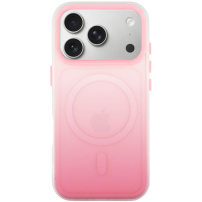Színes átmenetes, MagSafe-kompatibilis védőtok iPhone 17 Pro készülékhez - rózsaszín