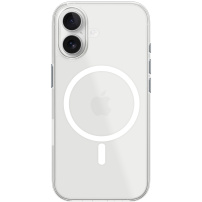 Fényes átlátszó tok MagSafe-kel iPhone 17-hez - átlátszó