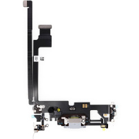 Töltő és audio flex konektor - Apple iPhone 12 Pro Max - ezüst