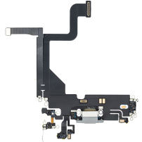 Töltő és audio flex konektor - Apple iPhone 13 Pro - ezüst
