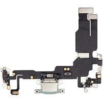 Töltő és audio flex csatlakozó iPhone 15-höz - zöld