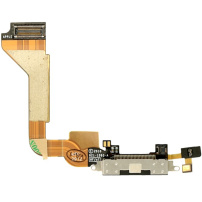 Táprorrás és adatátviteli csatlakozó mikrofonnal Apple iPhone 4 -fekete