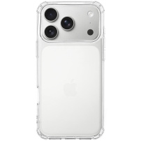 Átlátszó, megerősített sarkokkal ellátott tok iPhone 17 Pro Max készülékhez - átlátszó