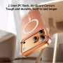JOYROOM Skin Feel matt átlátszó tok MagSafe-fel iPhone Air-hez - átlátszó