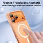 JOYROOM Skin Feel matt átlátszó tok MagSafe-fel iPhone Air-hez - átlátszó