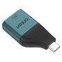 ONTEN UC101H ethernet adapter - RJ45 - USB-C - petrolkék