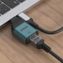 ONTEN UC101H ethernet adapter - RJ45 - USB-C - petrolkék