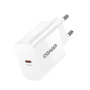 ESSAGER X9 GaN gyorstöltő adapter USB-C porttal - 30W - fehér