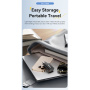 ESSAGER S9 GaN gyorstöltő adapter USB-A porttal - 18W - fekete