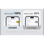 ESSAGER ES-CD52 gyorstöltő adapter USB-C porttal - 30W - fehér