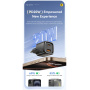 ESSAGER ES-CD54 mini gyorstöltő adapter USB-C / USB-A portokkal - 20W - fehér
