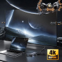 ESSAGER ES-HB01 6 az 1-ben hub - SSD / HDMI / 2x USB-C / 2x USB-A - USB-C - sötétszürke
