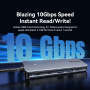 ESSAGER ES-HB01 6 az 1-ben hub - SSD / HDMI / 2x USB-C / 2x USB-A - USB-C - sötétszürke