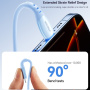 JOYROOM S-A59 töltő- és adatkábel - USB-C - Lightning - 1,2 m - narancssárga
